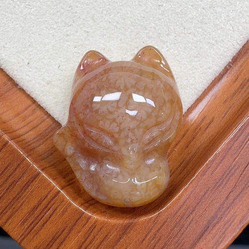 蜜糖冰小雏菊花小狐狸吊坠