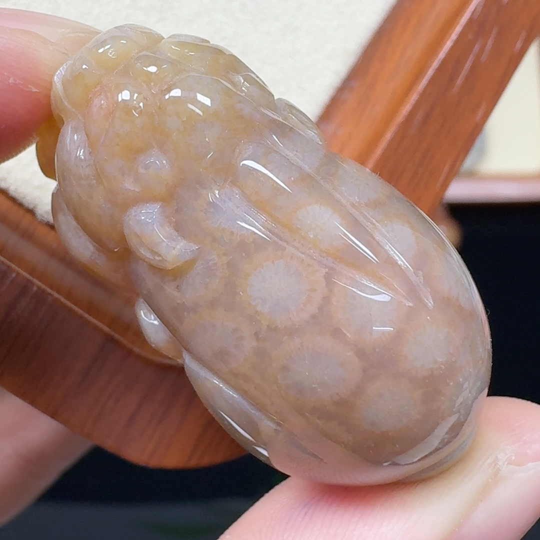 粉果冻满花貔貅