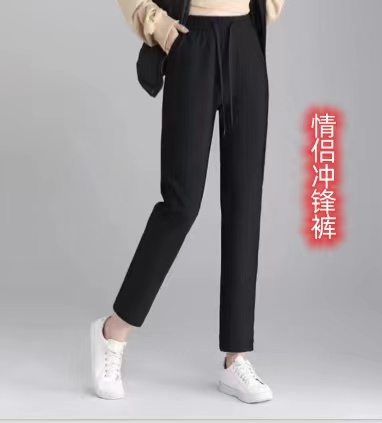 情侣冲锋裤防皱工艺休闲裤 2323#不退不换 女装/女士精品 休闲裤 原图主图