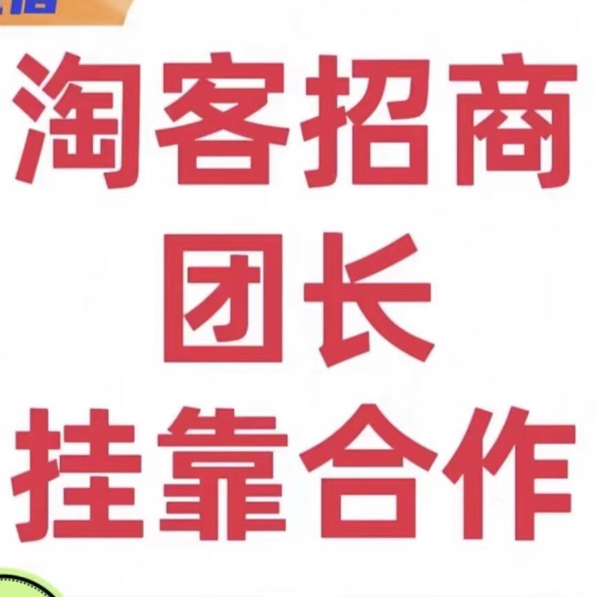 淘宝客V5团长活动加盟联盟V招商用空间/装潢设计