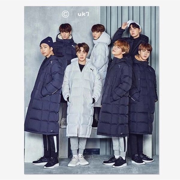 PUMA彪馬17 防彈少年團BTS同款冬季中長款 情侶連帽羽絨服898443在類目 運動服/休閒服裝, 運動羽絨服中 - 來自Buy2taobao.com提供專業的淘寶代購服務