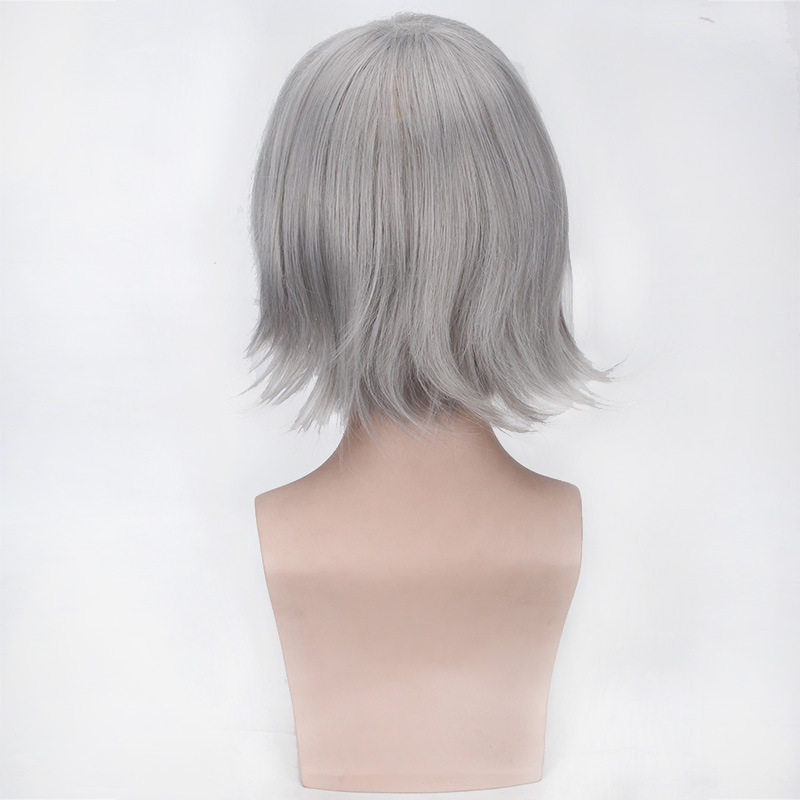 东京食尸鬼 四方莲示 银灰色翻翘反翘 短发 假毛cosplay假发 现货