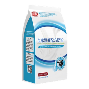 和氏V+全家营养配方牛奶粉高钙高蛋白益生元多维生素乳粉350g