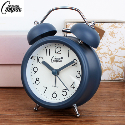 康巴丝超大铃声闹钟轻奢