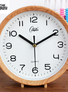 康巴丝大号钟表台式桌摆座钟挂钟客厅闹钟时学生时钟大字老人钟表