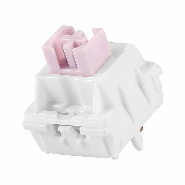 JWICK 타로 진흙 보보 축 67G 5 다리 단락 PA66 쉘 맞춤형 기계식 키보드 스위치 POI MILK