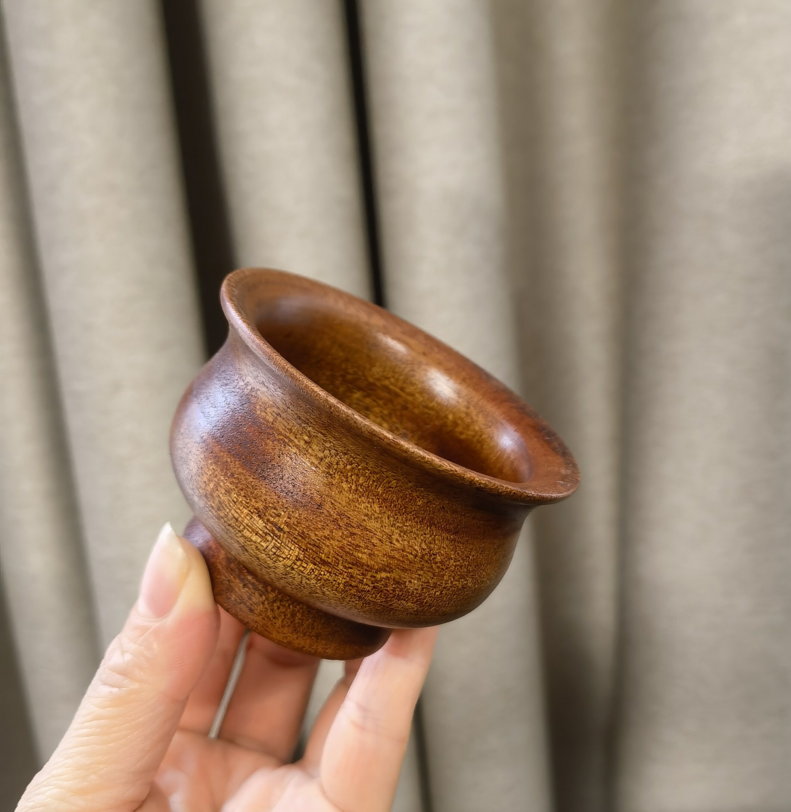 正宗酒杯茶碗藏式茶碗奶茶酥油茶木碗茶杯甜蒙古民族特色实木