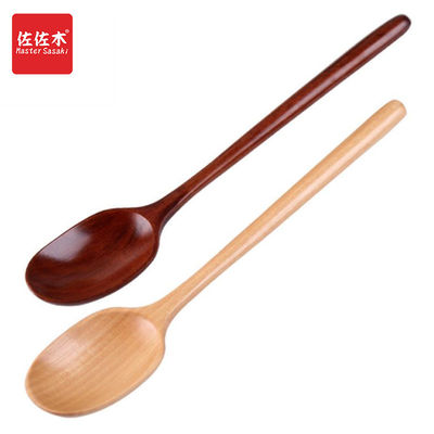 日式木勺子长柄汤匙稀饭家用儿童