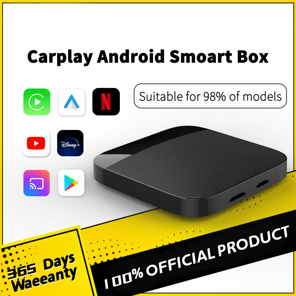 无线Carplay盒子通8核4+64G转安卓AIBOX HDMI 转接器模块新品 3C数码配件 无线传输设备 原图主图