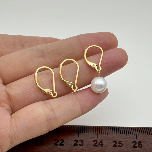 耳钩配件925纯银法国扣防丢diy