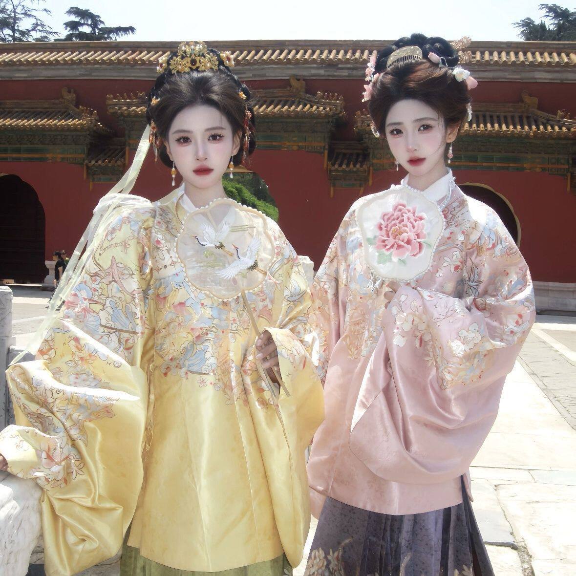 大明贵女爆款明制织金妆花圆领马面汉服四季仙气,女装/女士精品,汉服套装,淘宝优惠券,粉丝福利购,淘宝优惠卷