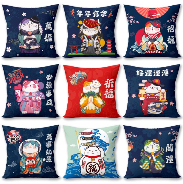 短毛绒抱枕套麦霜抱枕