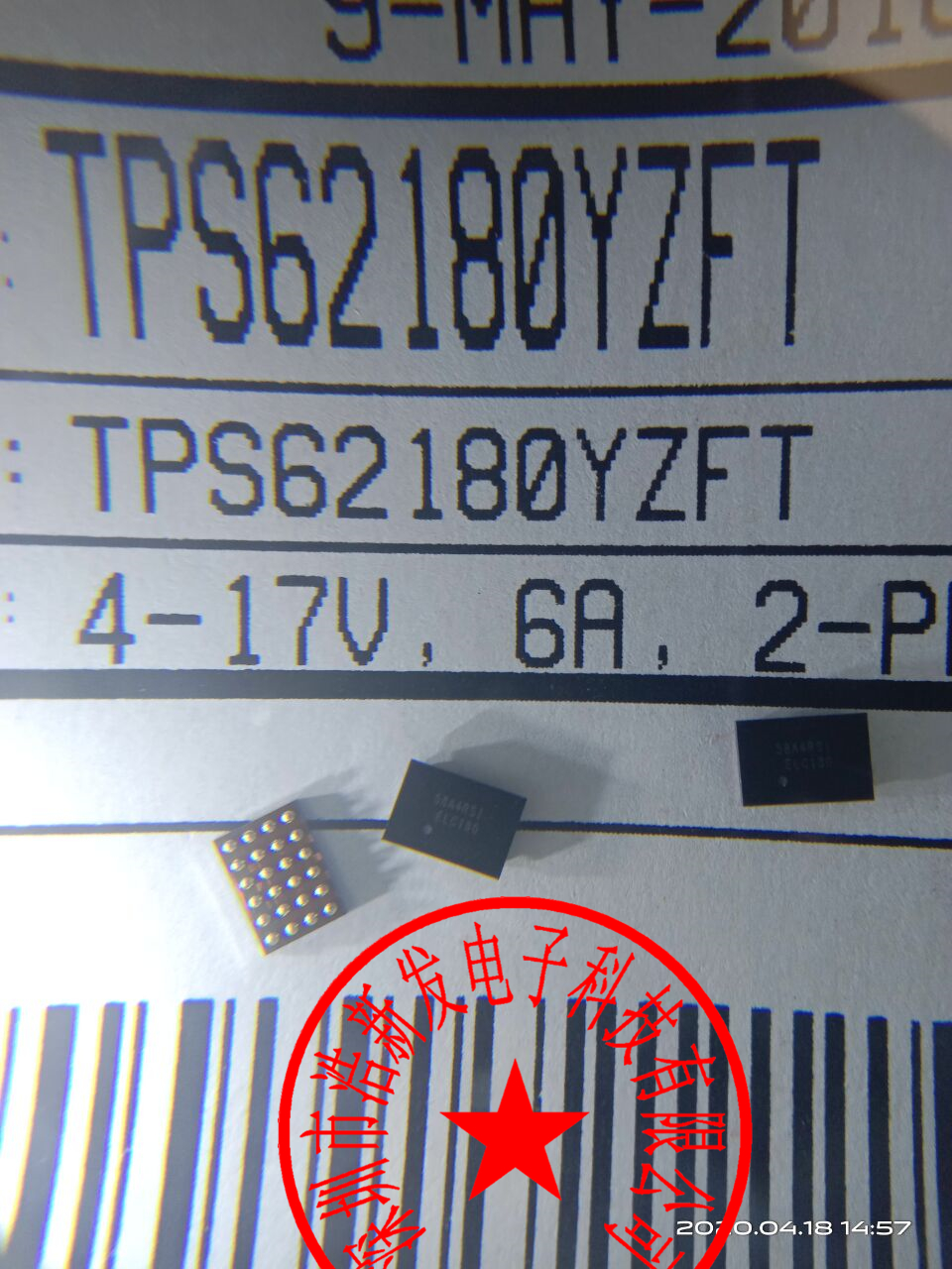 浩新/原装 电源芯片 DSBGA-24 TPS62180YZFT