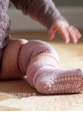 正品丹麦gobabygo新生婴儿中长筒袜秋冬加厚纯棉地板袜宝宝防滑