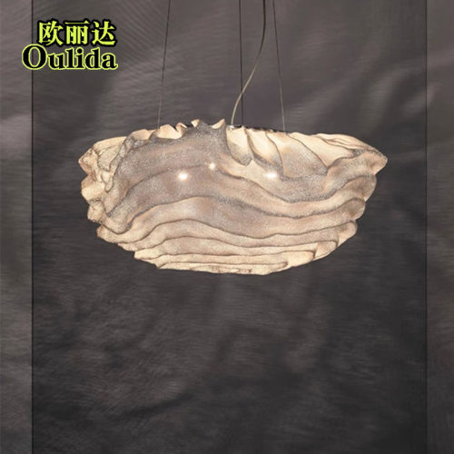 西班牙北欧极简客厅云朵吊灯简约创意设计师别墅餐厅卧室艺术灯具
