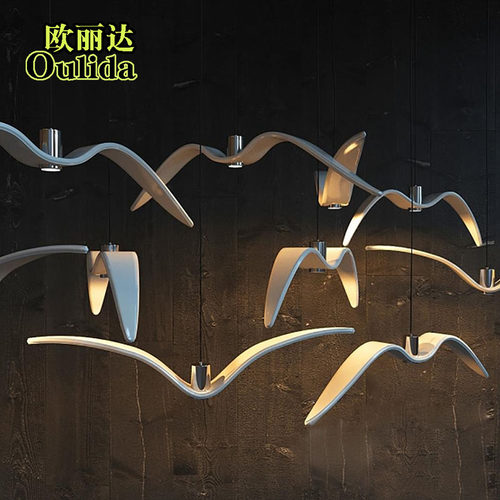 商用大堂橱窗吊灯简约
