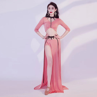 迷迭舞春夏新款肚皮舞服装蕾丝舞蹈表演服套装东方舞团体班服演出