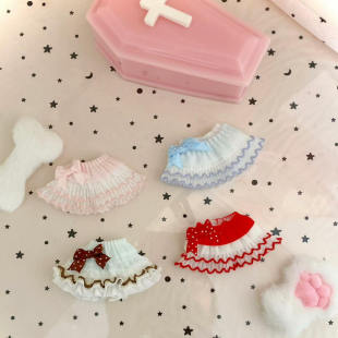 Blythe bjd小六尺寸 ob24 ob22 自制波点蝴蝶结蛋糕裙 azone6分