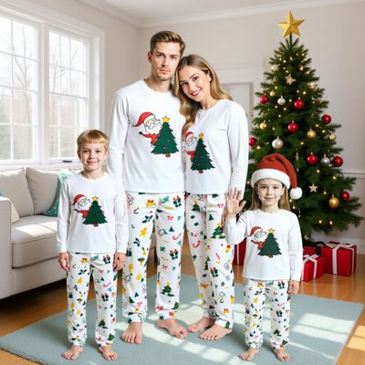 亲子睡衣一家三口装冬加厚加绒2025新款母女珊瑚绒可爱卡通家居服