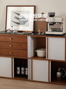 集木室物所/伊姆斯模块柜中古斗柜餐边储物床头客厅卧室柜组合