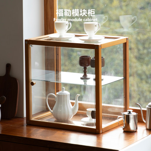 集木室物所福勒玻璃展示柜手办盲盒杯子收纳架沙发边客厅卧室咖啡