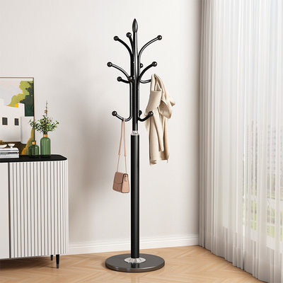 Hot Ironwork Floor Standing Coat Rack Bedroom Clothes Hanger