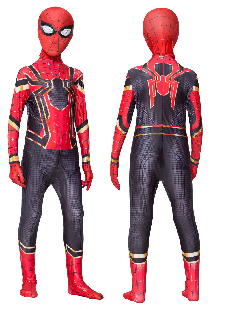 @.Spider Man Cosplay 3D Eyes Digital Printing Tight Clothing 模玩/动漫/周边/娃圈三坑/桌游 服饰 原图主图