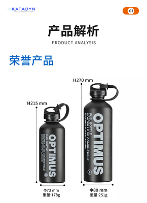 optimusfuelbottle1l黑色燃料瓶
