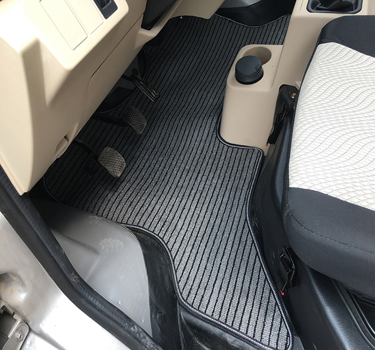 脚垫格言亚麻跨越地毯