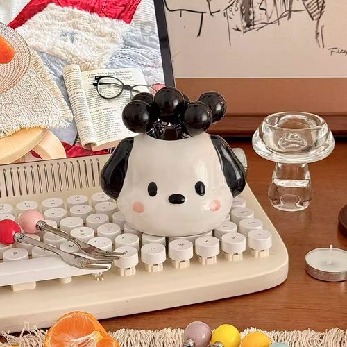 可爱小狗水果叉不锈钢儿童水果签