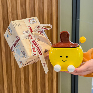 生日礼物女生搞怪乒乓球陶瓷马克杯送闺蜜朋友礼品高级感伴手礼盒