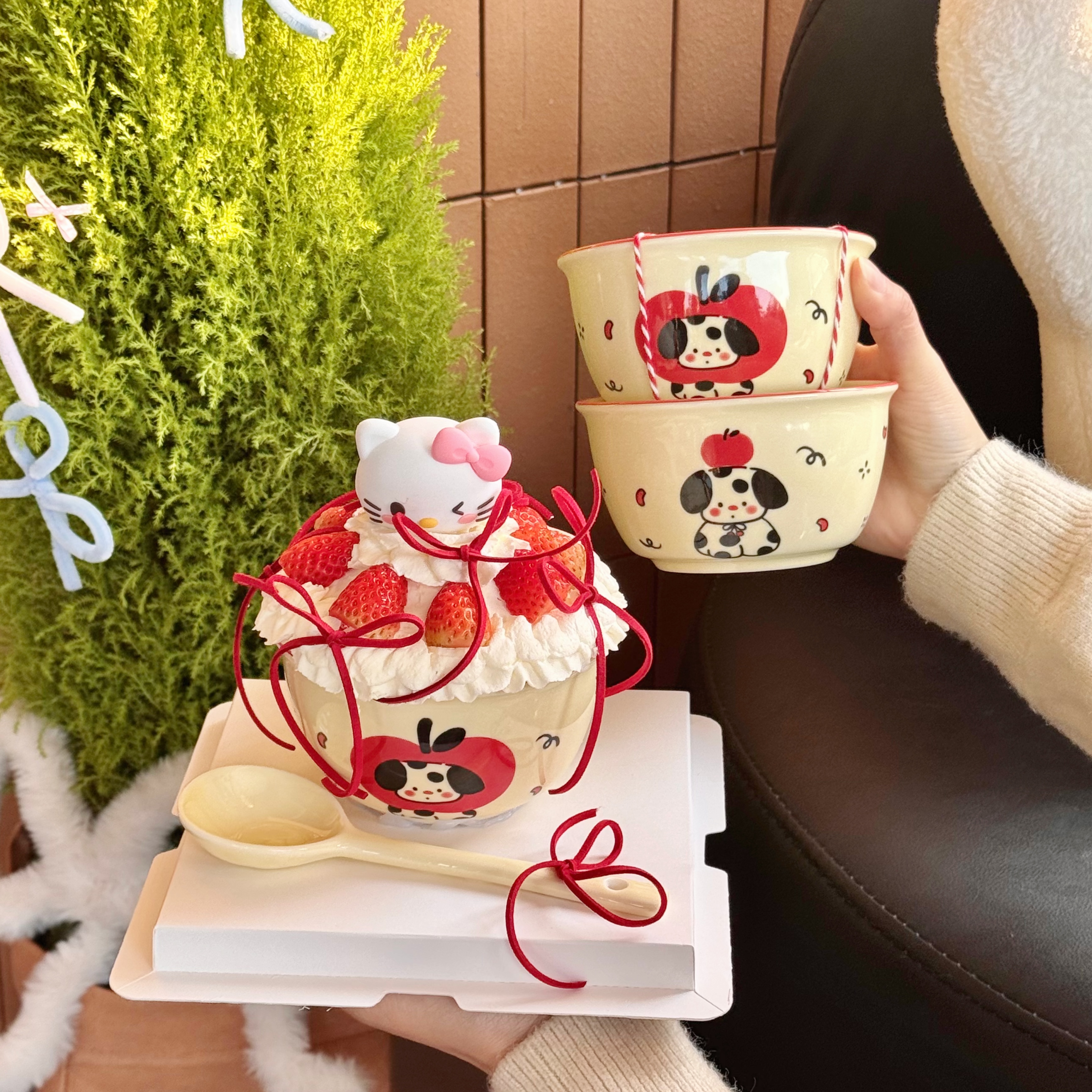 ins小红书同款可爱KT猫蛋糕装饰