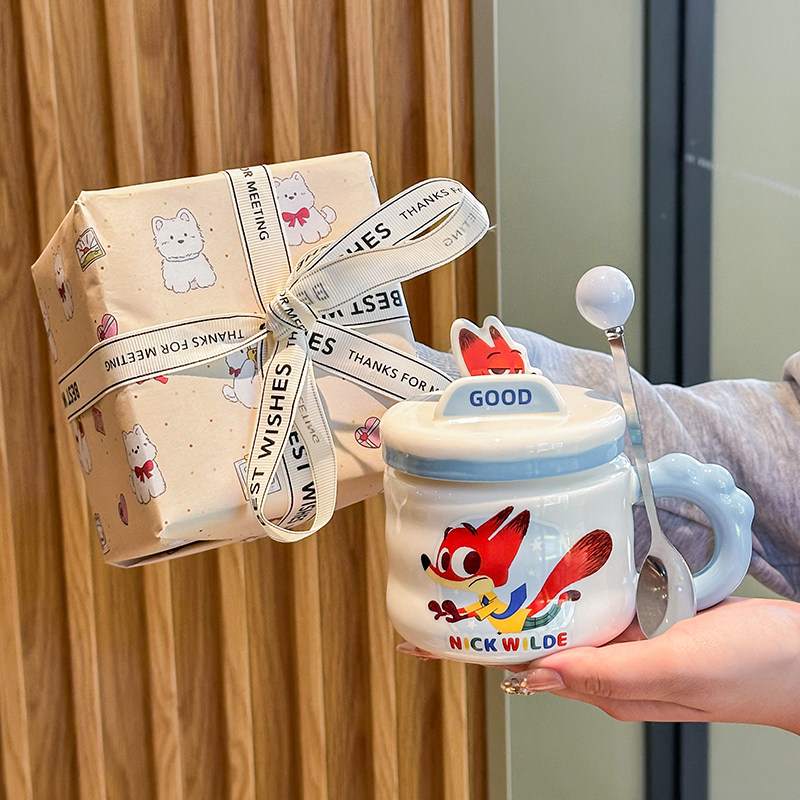 迪士尼疯狂动物城马克杯朱迪尼克陶瓷杯送儿童生日礼物女生伴手礼,节庆用品/礼品,创意礼盒/礼品套组,淘宝优惠券,粉丝福利购,淘宝优惠卷