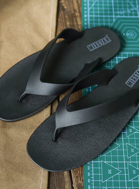 泰国mixstar人字拖鞋男夏外穿潮流防滑臭橡胶2025季新款户外沙滩