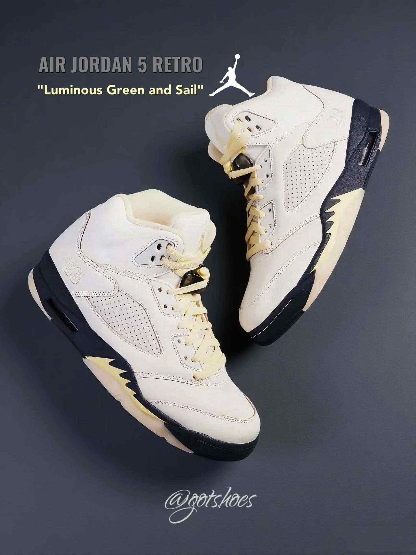 NIKE耐克女鞋AIR JORDAN 5 AJ5米黄中帮复古运动篮球鞋IM7592-130