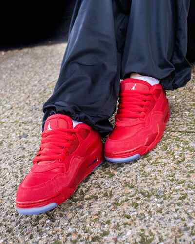 NIKE耐克AirJordan 4 RM AJ4马年新年红中帮复古篮球鞋FQ7939-601