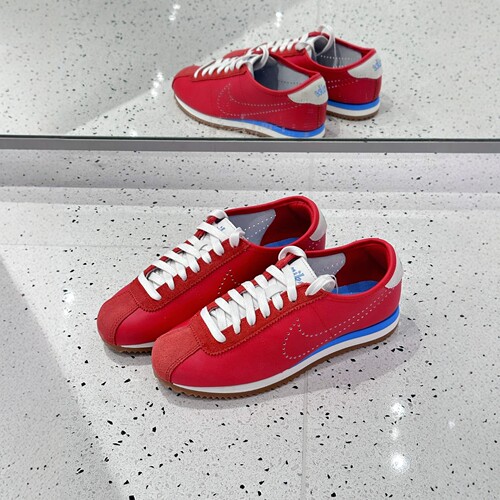 Nike/耐克正品Cortez Leather女士轻便皮面经典运动鞋HQ1841-600