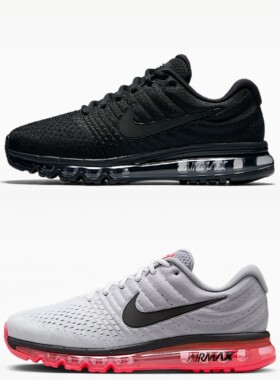 Nike耐克AIR MAX 男女黑色全掌气垫运动休闲鞋 849559-106-004