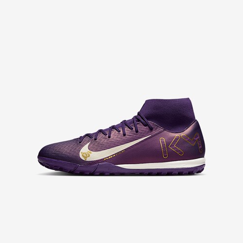 耐克Nike 刺客16姆巴佩KM高帮TF碎钉男子人草足球鞋 FQ8333-500