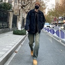 长裤 NICE 工装 宽松百搭休闲美式 男 LILI日系复古直筒水洗牛仔裤