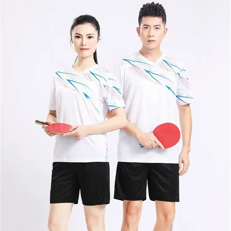 羽毛球服短袖男女速干衣网球服