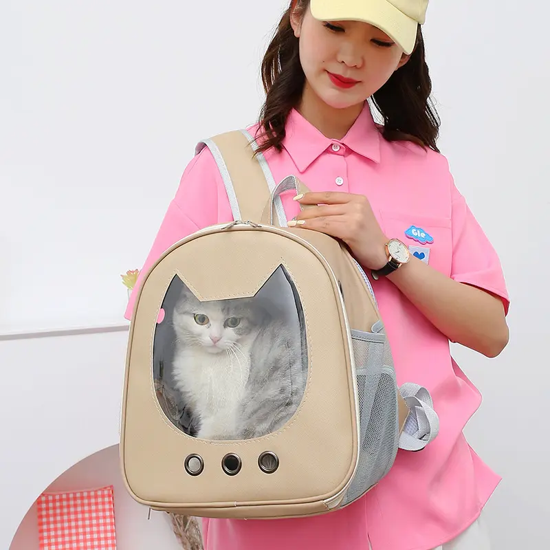 猫包外出猫咪双肩背包夏天透气大