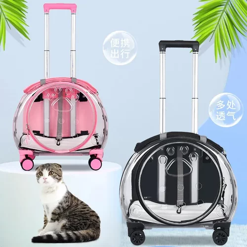 宠物拉杆箱透明猫包多用途猫咪