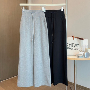云朵裤 一勺米 糯滑舒适休闲裤 质感chao绝 女 Lu系空气感阔腿裤