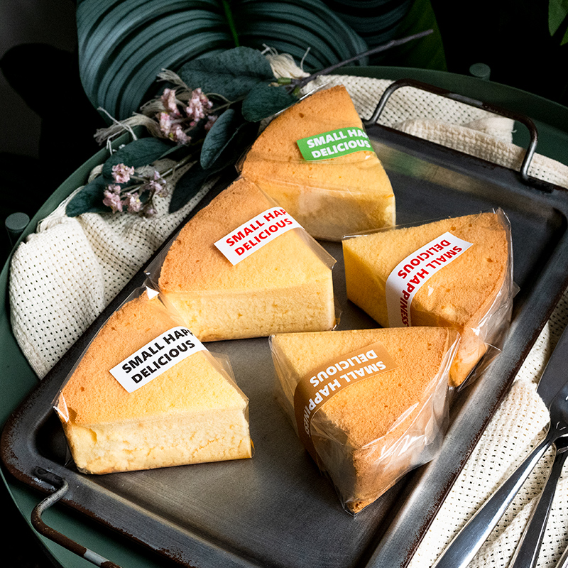 蛋糕玻璃纸切块塑料三明治包装袋