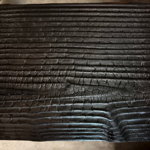 火烧木黑碳色木纹板龟裂纹爆裂纹