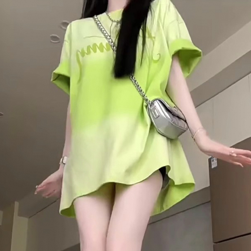 t恤女短袖2025新款夏季大版宽松