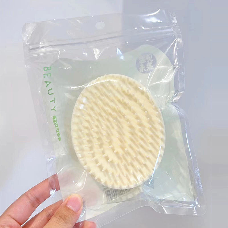 雪玛丽 硅胶按摩梳洗头刷头发洗头神器清洁头皮油清理洗发头部