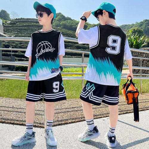 男童篮球服速干运动套装