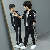 中大儿童春季 运动两件套2026新款 男孩洋气春秋炸街潮 套装 男童春装